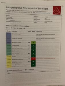 Soil Sample Plot A 418